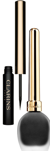 Guerlain - Long Wear Fluid Eye Liner / Clarins - Instant Liner